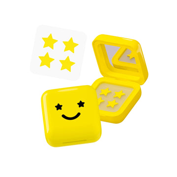 Starface Hydro-Star Pimple Patches + Big Yellow Compact, Clinically Proven Spot Shrinking in 6 Hours, Absorb Fluid and Reduce Redness, Hydrocolloid, Vegan and Cruelty-Free Skincare (32 Count) Starface World Au supplements