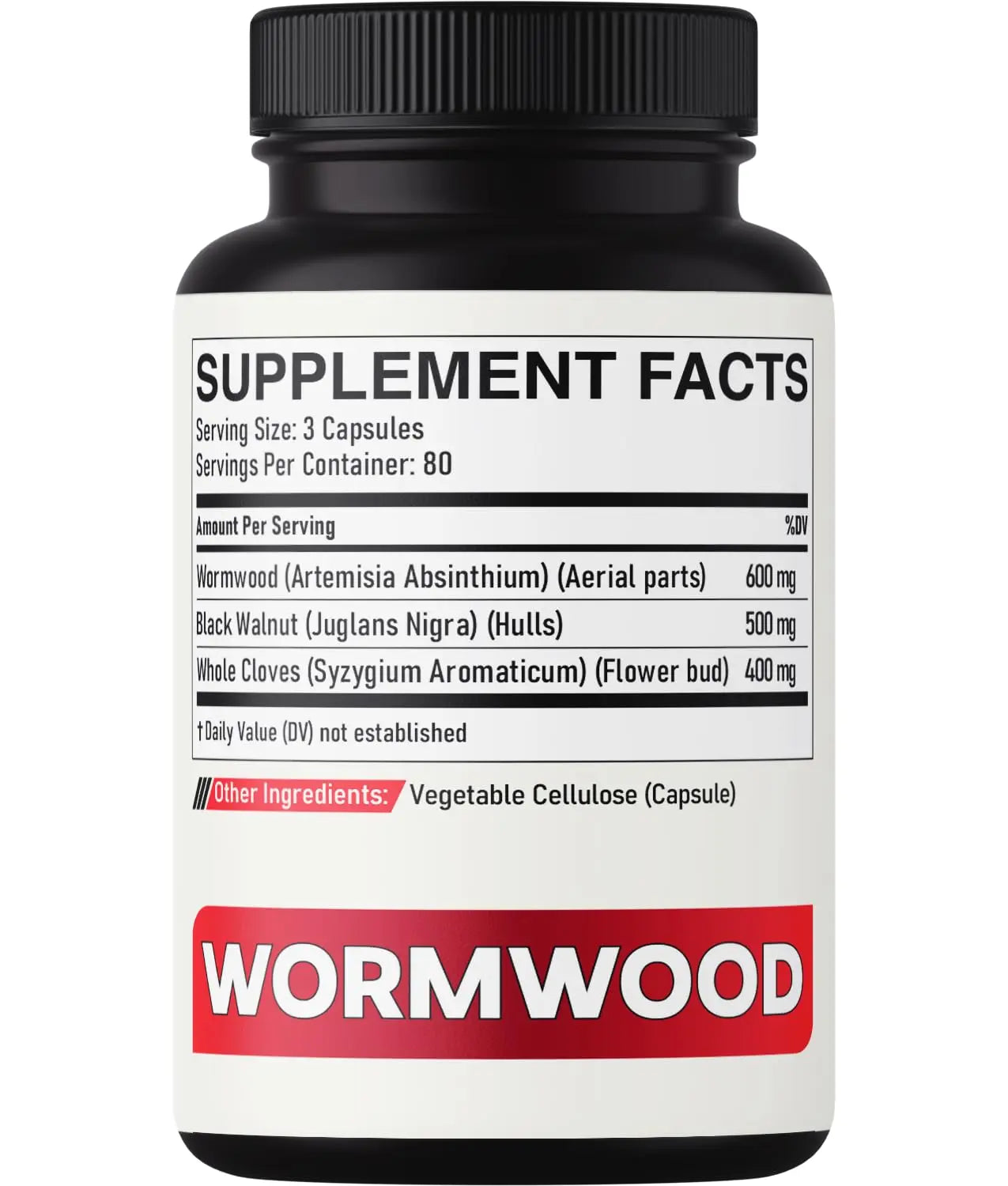 DEDICAD Sweet Wormwood Capsules 1500mg with Black Walnut & Cloves - 240 Vegan Capsules - Artemisia Annua Supplement for Immunity DEDICAD Au supplements