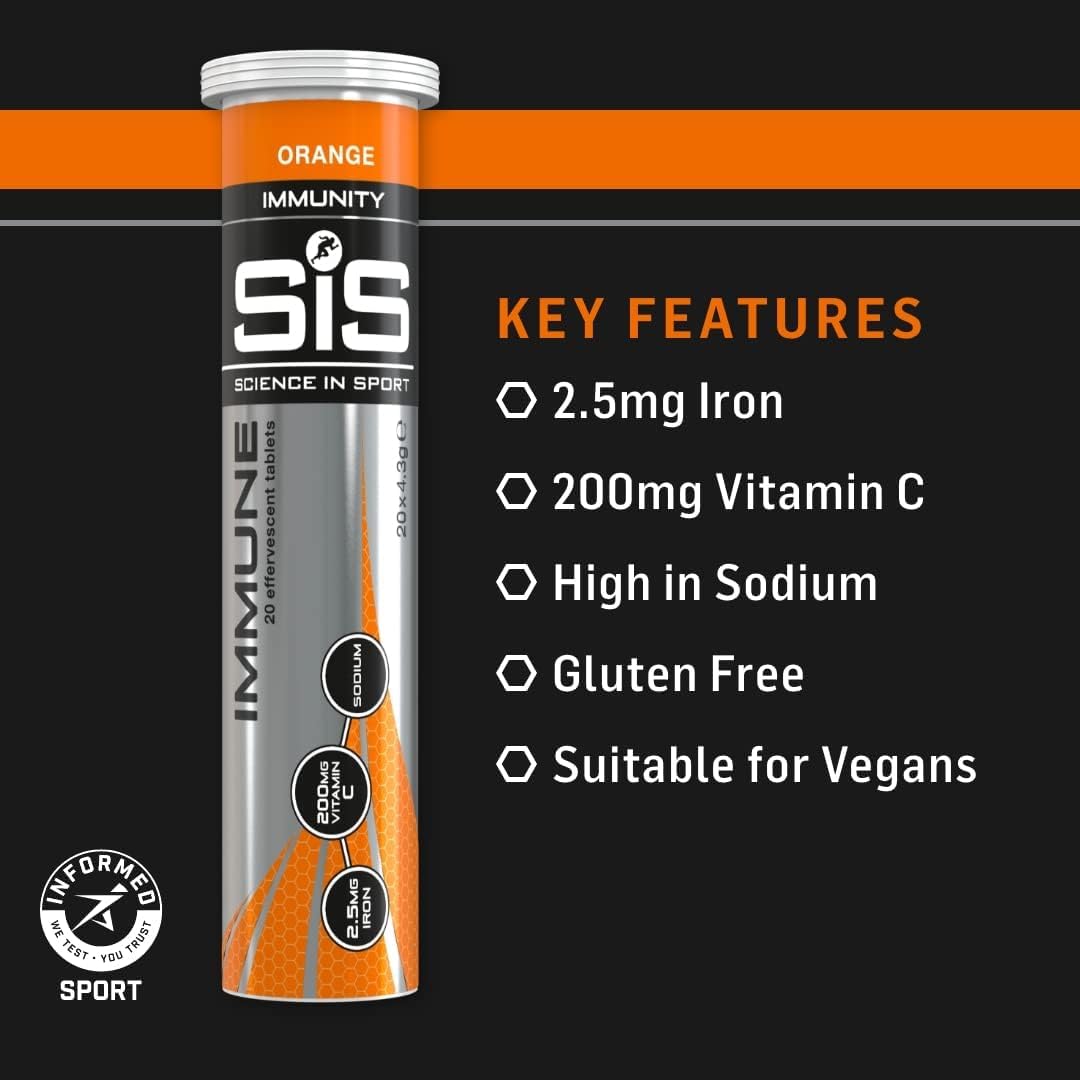 Science In Sport Hydro Hydration Tablets, Gluten-Free, Zero Sugar, Orange Flavour Plus Science in Sport Au supplements