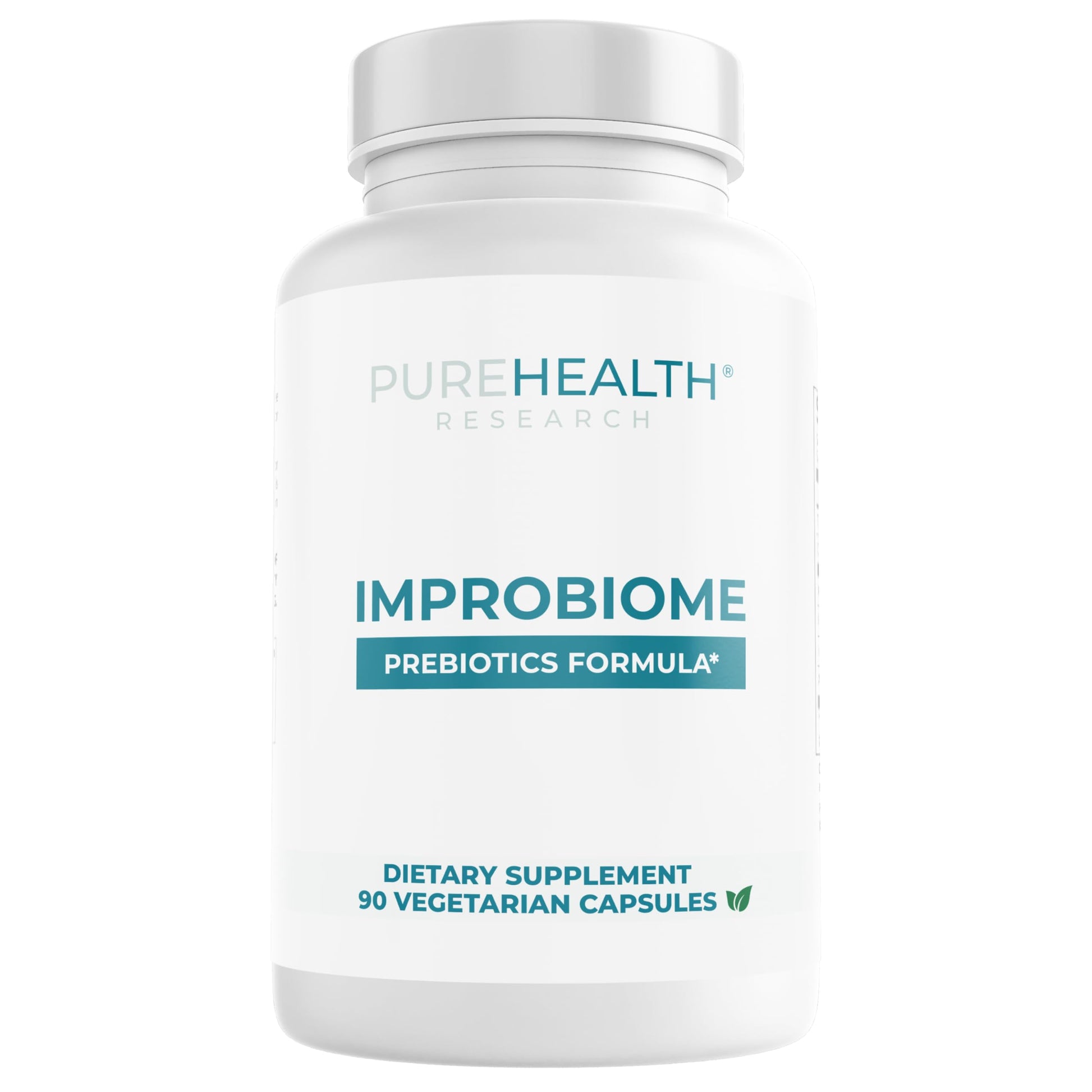 PUREHEALTH Research Improbiome - Prebiotic Fiber - Natural Support for Healthy Gut Prebiotics - Digestive Nutritional Supplements - with Jerusalem Artichoke, Apple Pectin & More - 90 Capsules PUREHEALTH RESEARCH Au supplements