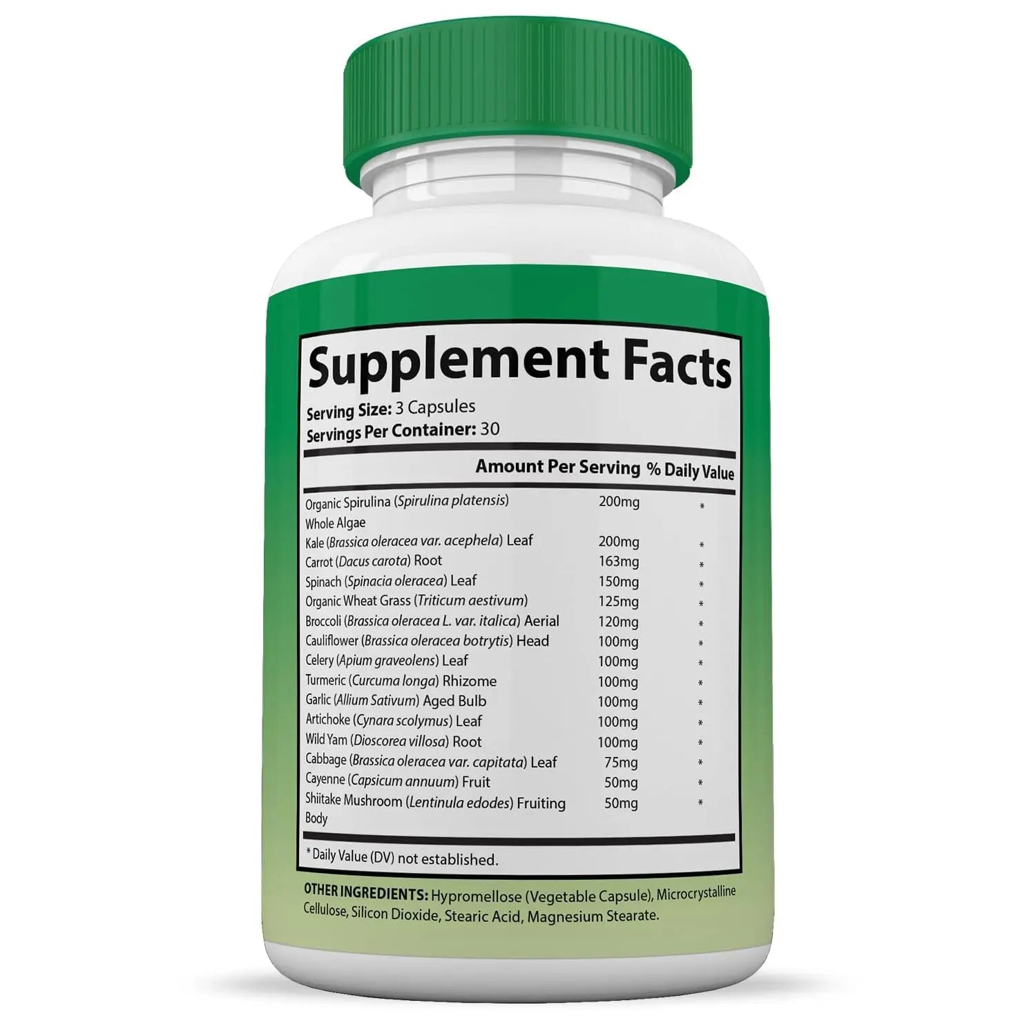 (10 Pack) Vital Fruits and Veggies Supplement Whole Food Red & Green Superfoods Non GMO Vegan Friendly 900 Veggie Capsules 10 Bottles Justified Laboratoriesnz supplements