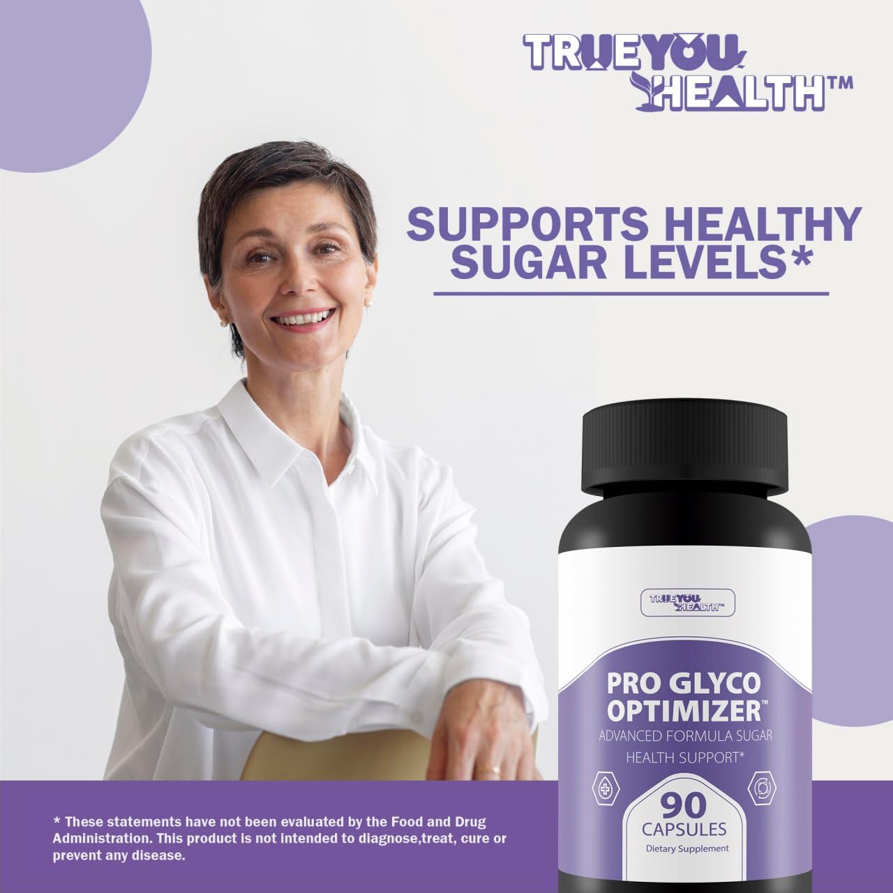 Pro Glyc0 Optimizer - Our Best Sugar Health Support Supplement - Our Best Overall Blood Health & Blood Circulation Support Supplement - Natural Blood Balance Blood Booster Pills True You Health Au supplements