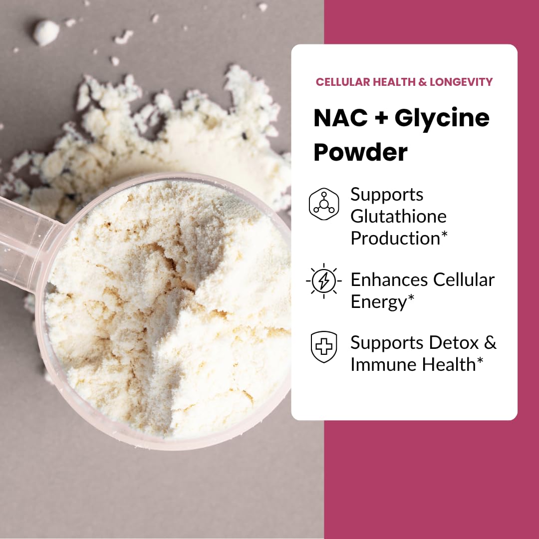 Apeiron Elementals NAC + Glycine Powder - 2500mg - Glutathione Production, Immune Support, & Cellular Energy Apeiron Elementals Au supplements