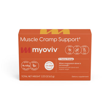 MYOVIV - Powerful Muscle Cramp Relief - 14 Packets (Trial Size), Sunny Orange Flavor - Muscle Cramp Support - Pregnancy & Lactation Safe MYOVIV Au supplements