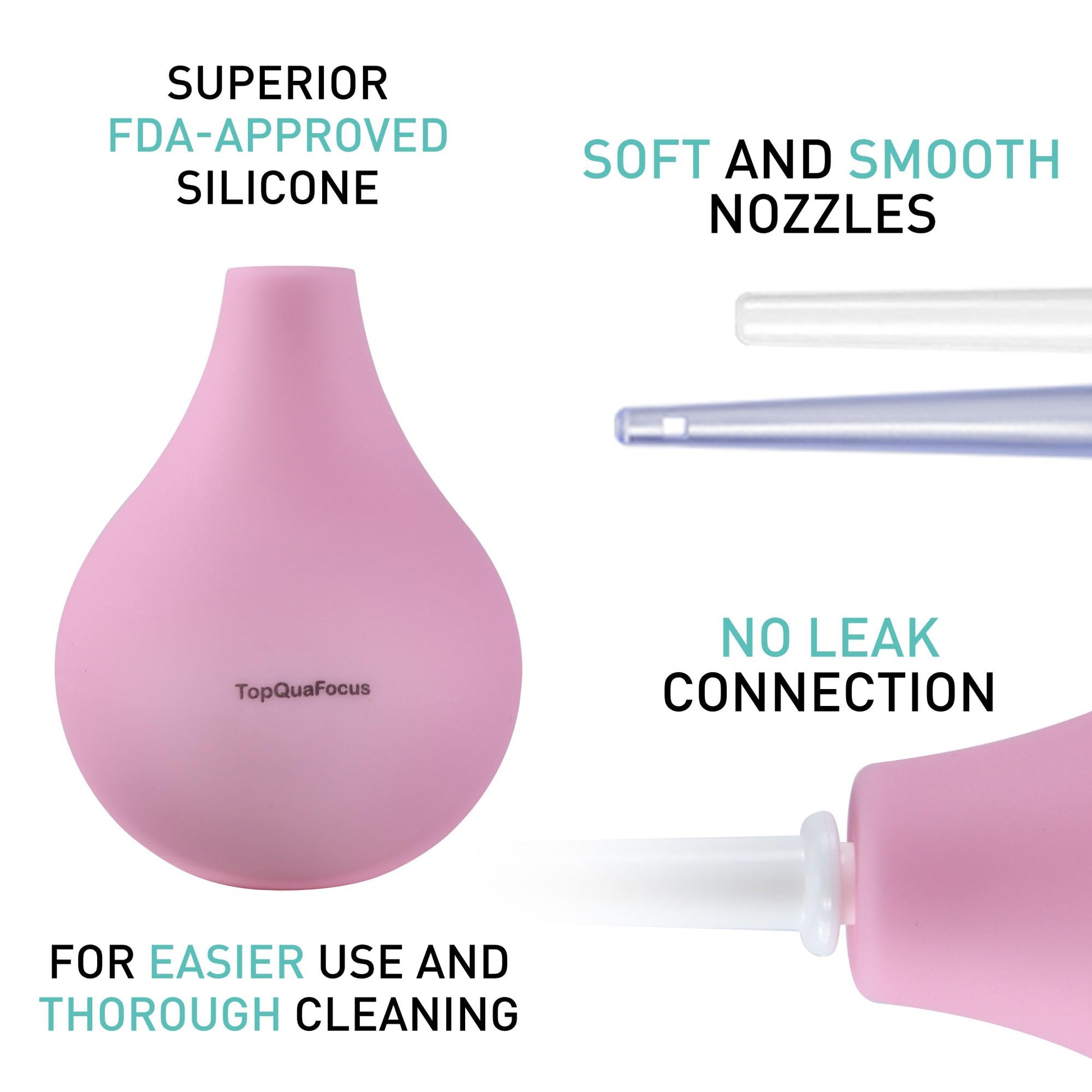 TopQuaFocus 8oz Enema Bulb Kit Anal and Vaginal Douche Bulb for Men Flushing System Enemas Silicone TopQuaFocus Au supplements