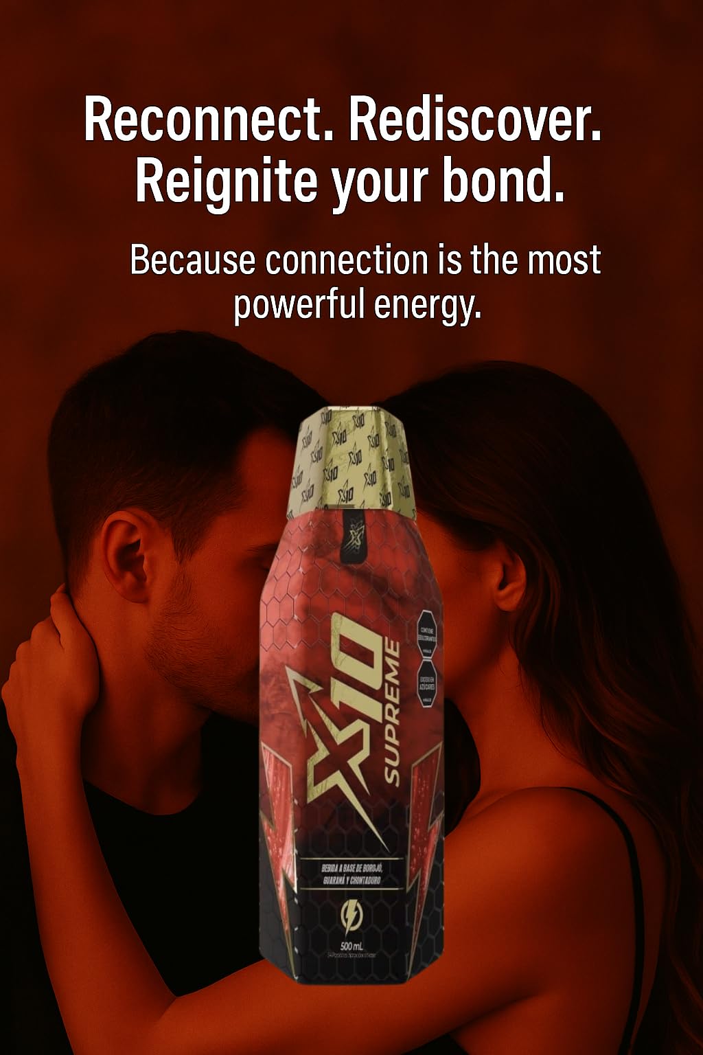 X10 Supreme Liquid 500 ML Natural Supplement (Similar Results as vitafer..Gold) - Chontaduro, Guarana, and Borojó Blend | 500 ML | Plant-Based Energy Support for Vitality X10 Au supplements