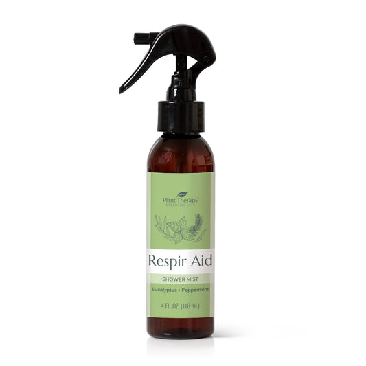 Plant Therapy Respir Aid Shower Mist 4 oz Refreshing & Crisp Aroma, Great to Help Clear Congestion Plant TherapyAU supplements