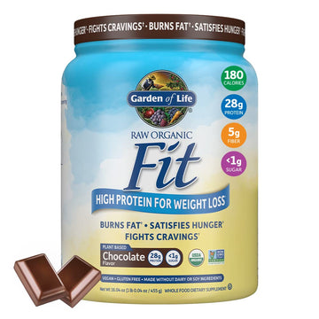 Garden of Life Raw Organic Fit Vegan Protein Powder Chocolate, 28g Plant Based Protein Garden of Life Au supplements