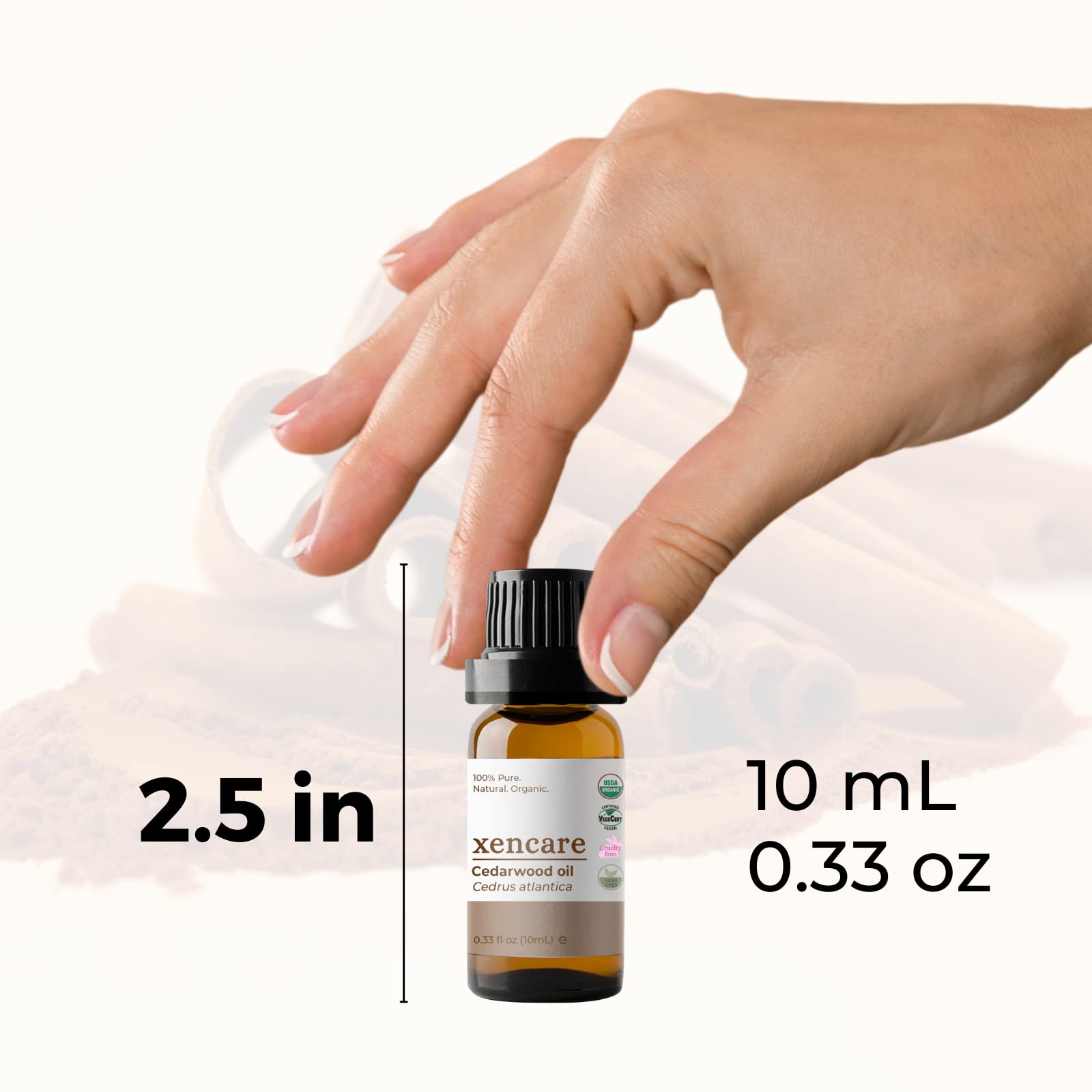 xencare Cedarwood USDA Organic Essential Oil | 100% Pure Natural Undiluted XenCare Au supplements