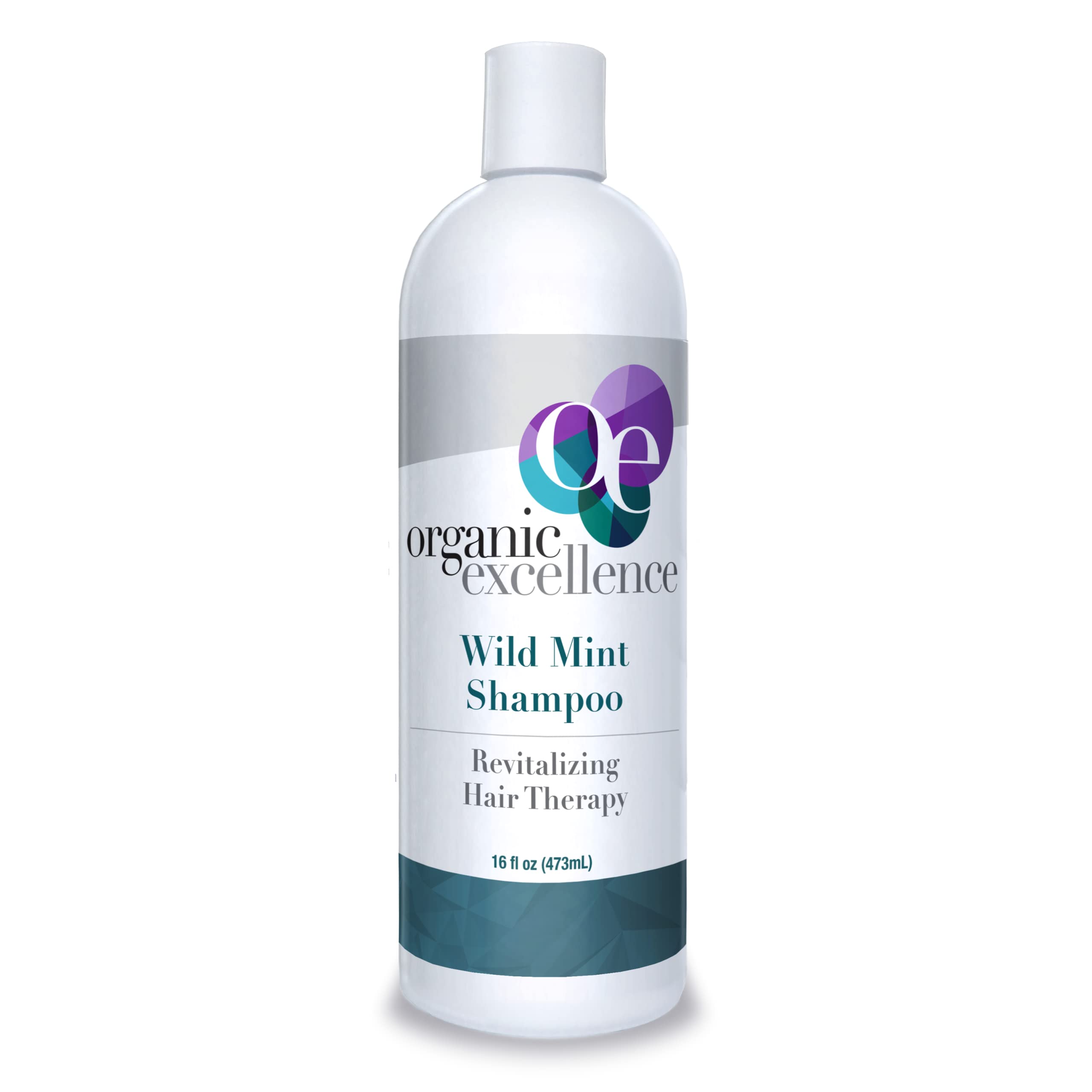 Organic Excellence Natural Organic Shampoo, Wild Mint & Rosemary, Chemical Free, Plant-Based, Toxin-Free, Cruelty-Free, Certified Herbs & Oils For Healthy Full-Bodied Hair 16 fl. oz Organic Excellence Au supplements