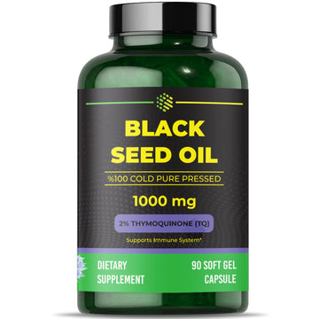 aromel Black Seed Oil Capsules, 90 Days Supply, 2% Thymoquinone, Non-GMO aromel Au supplements