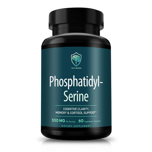 Phosphatidylserine Supplement – Premium Nootropic for Brain Health, Memory, Focus & Stress Support – 300mg Sunflower Lecithin NeuroGuardAU supplements