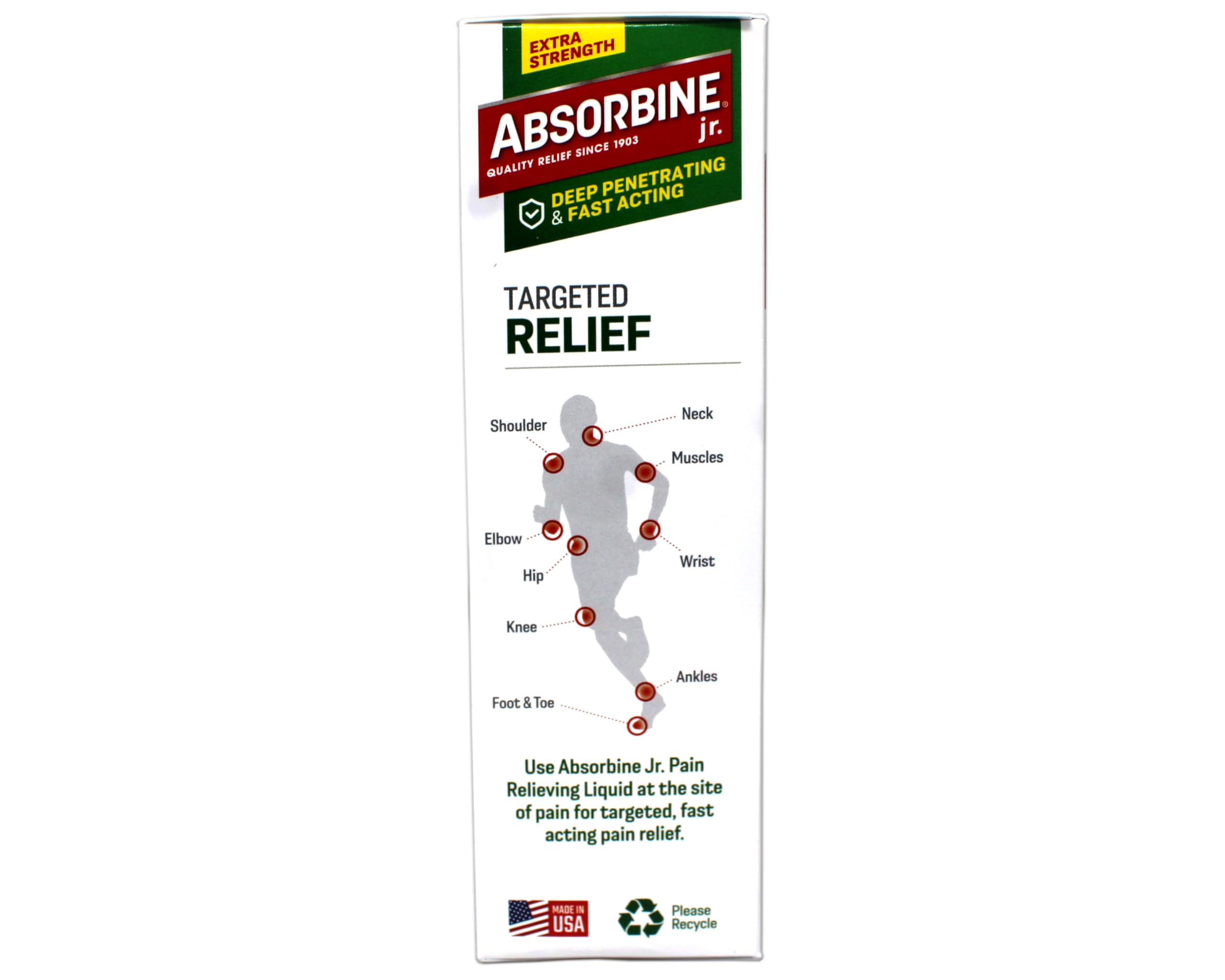 Absorbine Plus Pain Relieving Liquid - 4 oz, Pack of 6. ABSORBINE JR. Au supplements