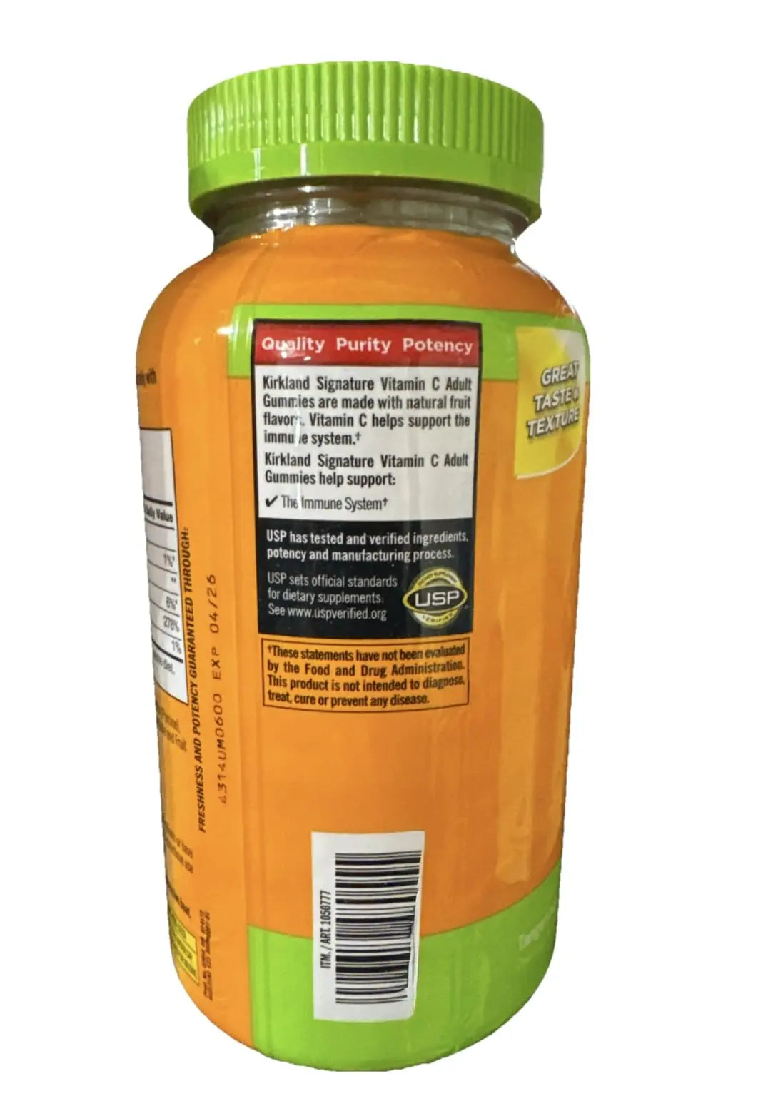 Kirkland Signature Vitamin C Adult Gummies 250 mg, 180 Count KIRKLAND Au supplements