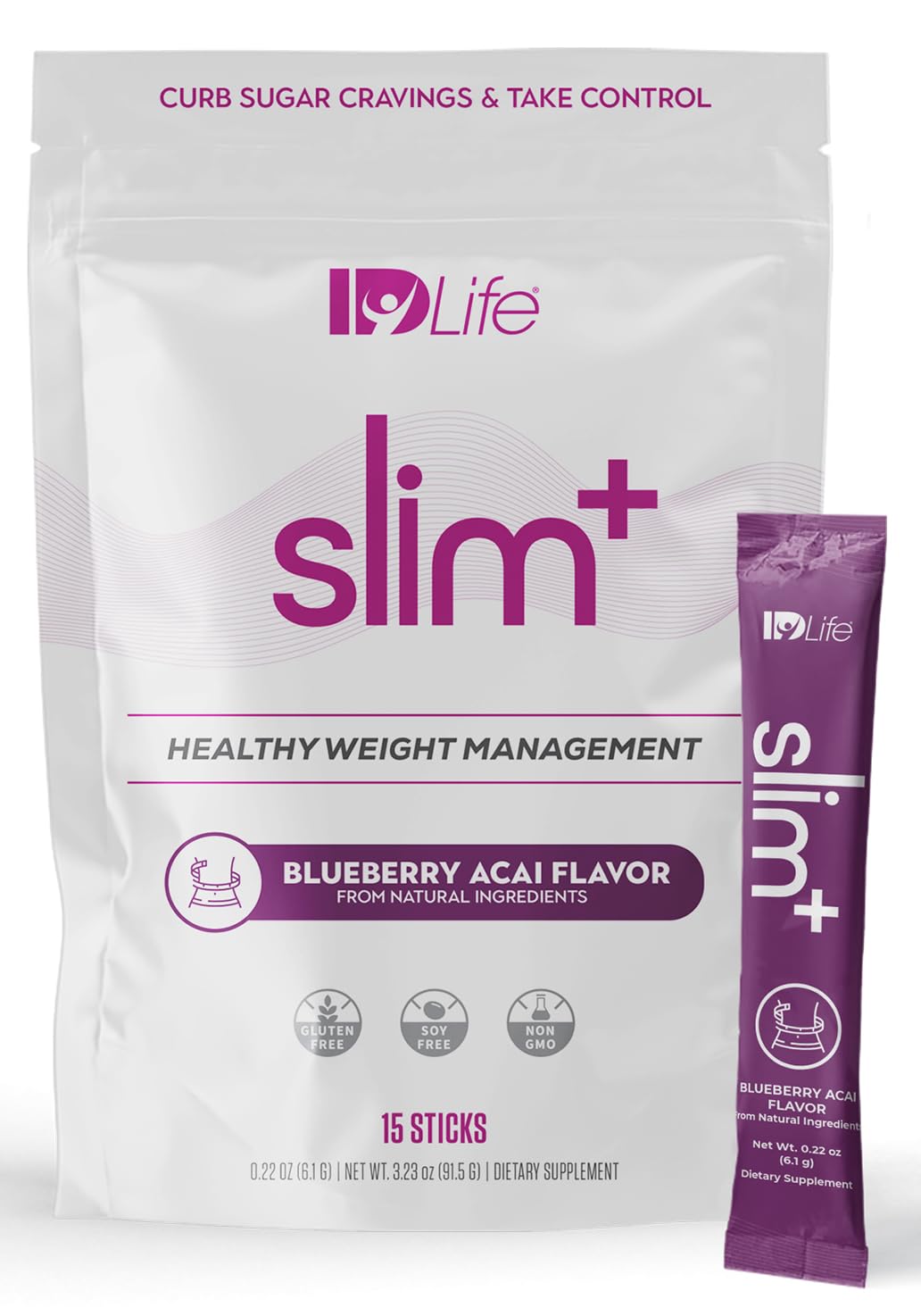 IDLife Slim+ - Weight Management Supplement - Easy to Prepare Delicious Blueberry Acai IDLife Au supplements