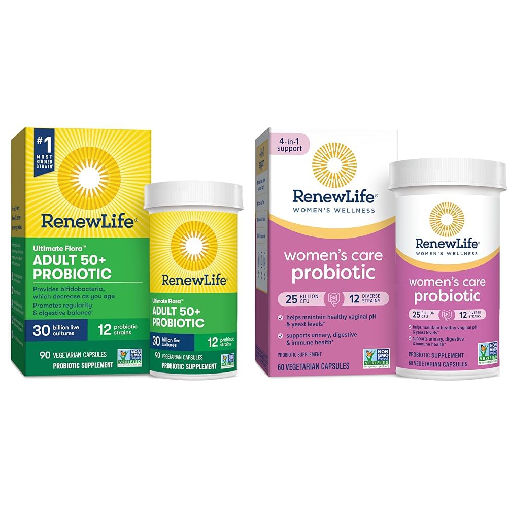 Renew Life Probiotic Adult 50 Plus Probiotic Capsules, Daily Supplement Supports Urinary Renew Life Au supplements
