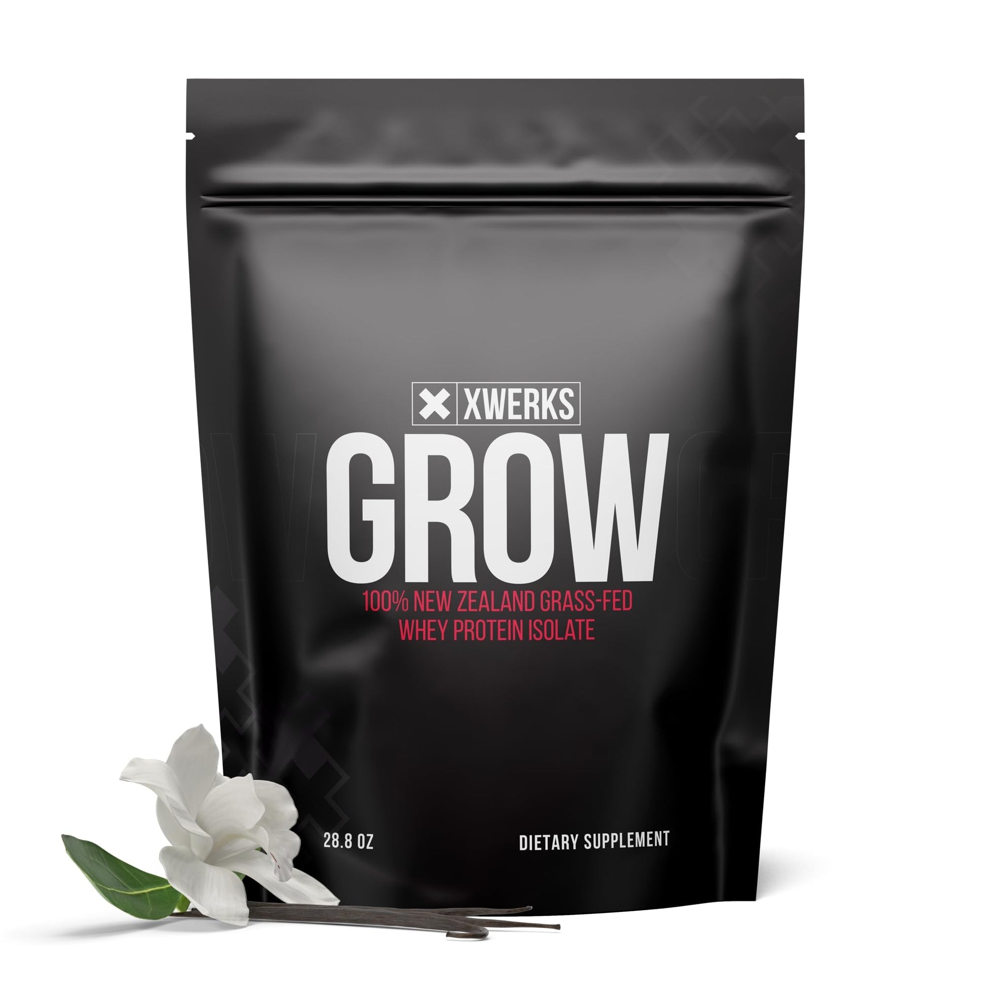 Xwerks Grow 100% New Zealand Grass-Fed Whey Protein - 25g of Pure Isolate Protein Xwerks Au supplements