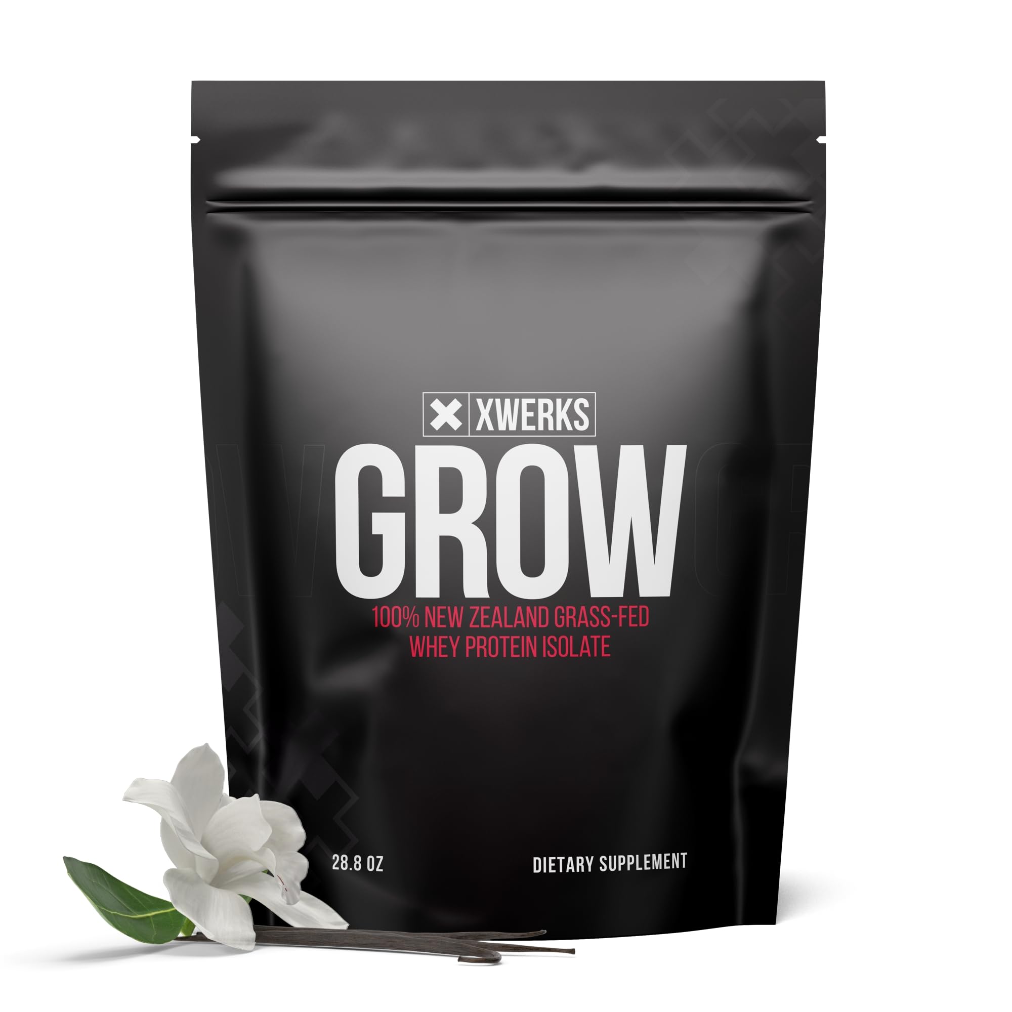 Xwerks Grow 100% New Zealand Grass-Fed Whey Protein - 25g of Pure Isolate Protein Xwerks Au supplements