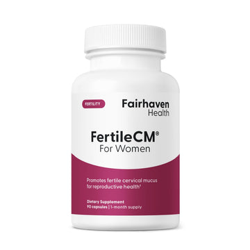 Fairhaven Health FertileCM Fertility Supplement for Women, Capsules - Fertile Cervical Mucus, Ovulation Cycle, Includes L-Arginine, N-Acetyl-Cysteine, Grape Seed Extract and Vitamin C - 90 Capsules Fairhaven Health Au supplements