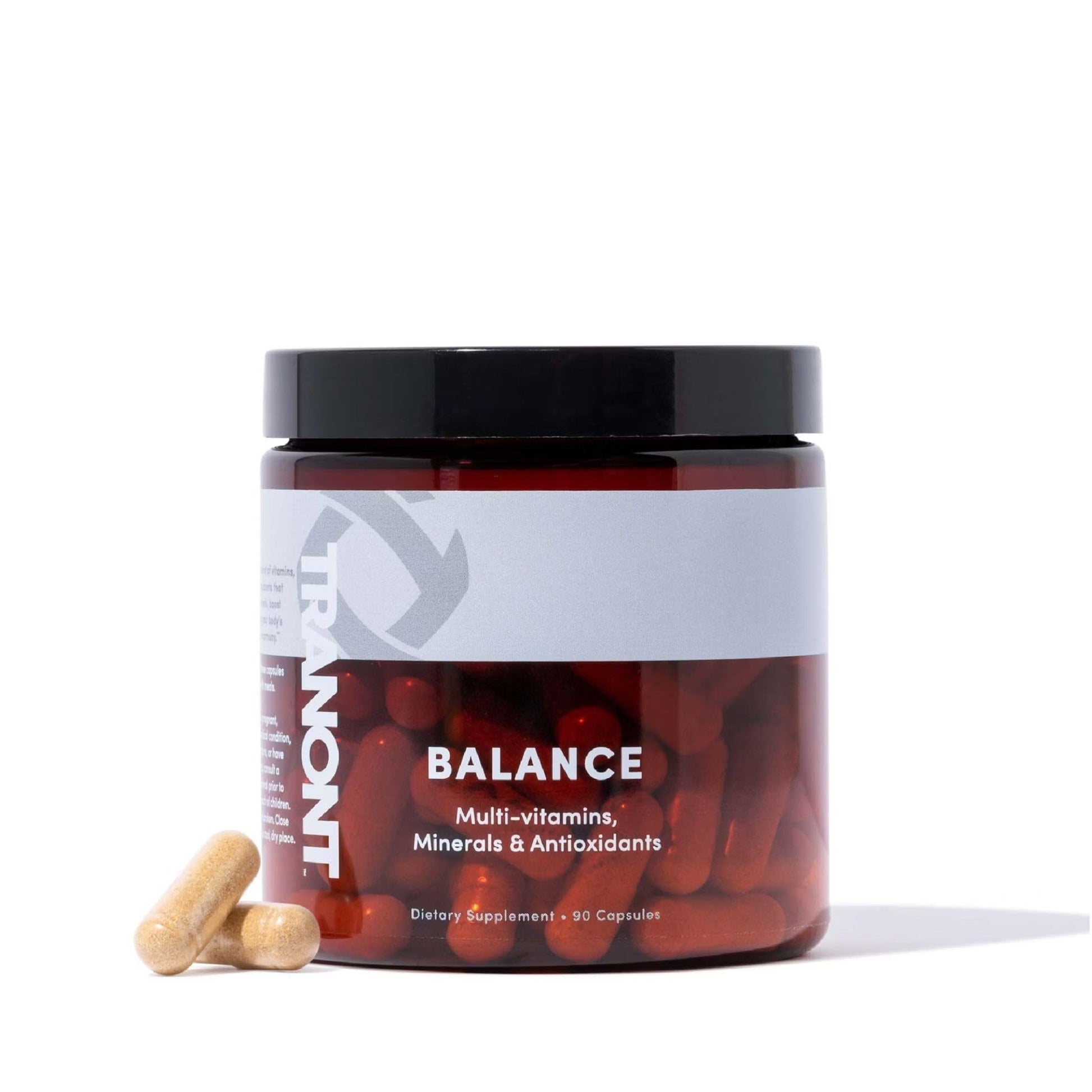 Tranont Balance | 90 Count | Multi-Mineral & Vitamin Capsules for Adults | Vitamin C, A, and E Magnesium, Zinc, Calcium, and Iodine | Boosts Immunity, Energy, and Digestion | Gluten Free, Vegetarian Tranont Au supplements