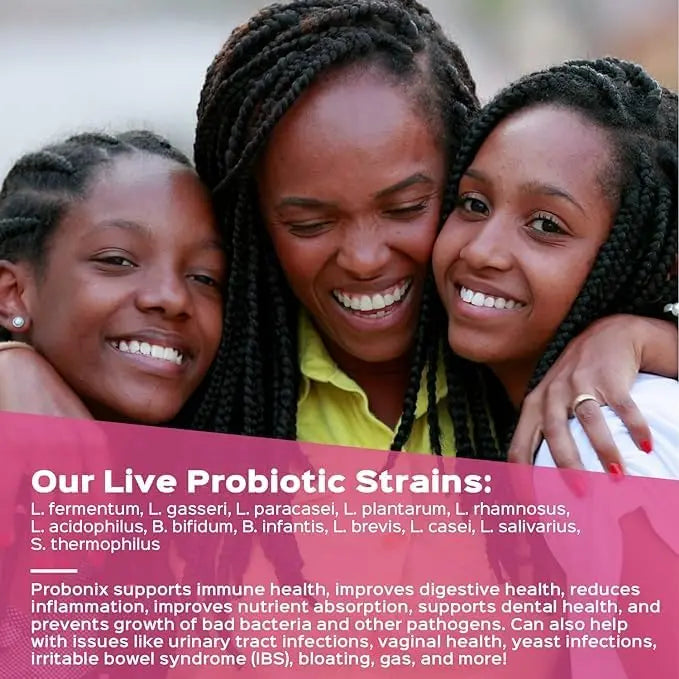 Probonix Humarian Liquid Probiotics for Women - 12-Strain Probiotic Drops to Fortify Women’s Gut Health, Vaginal Health, Immunity and Overall Wellness - 30-Day Supply - Delicious Grape Flavor Probonix Au supplements