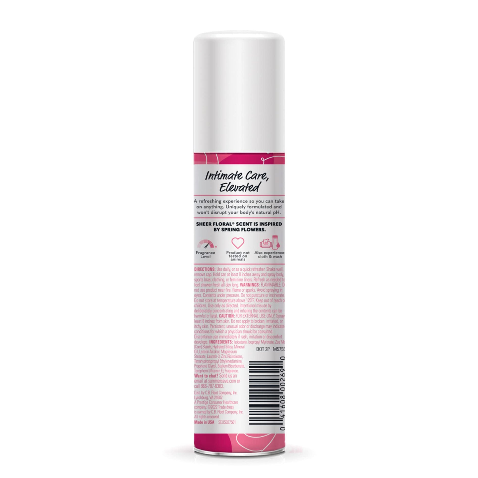 Summer's Eve Freshening Spray | Sheer Floral| 2 oz Size | Pack of 6 | pH Balanced, Dermatologist Summer's Eve Au supplements