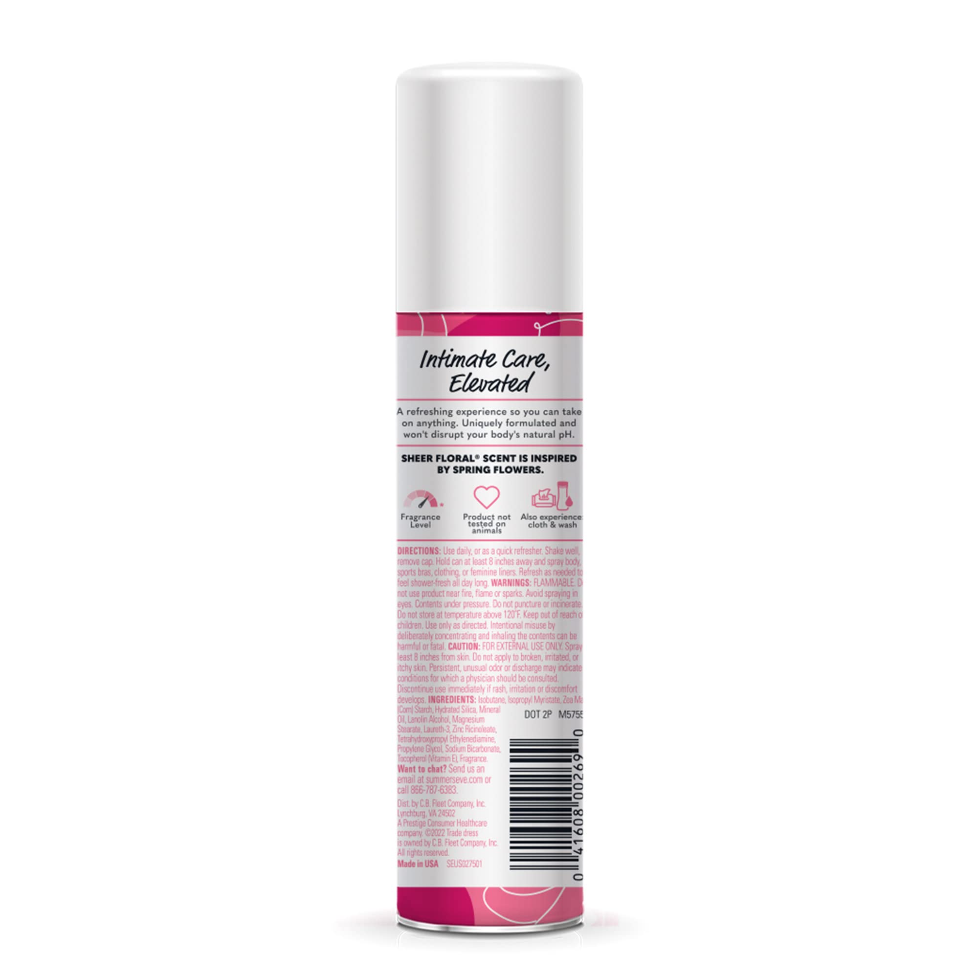 Summer's Eve Freshening Spray | Sheer Floral| 2 oz Size | Pack of 6 | pH Balanced, Dermatologist Summer's Eve Au supplements