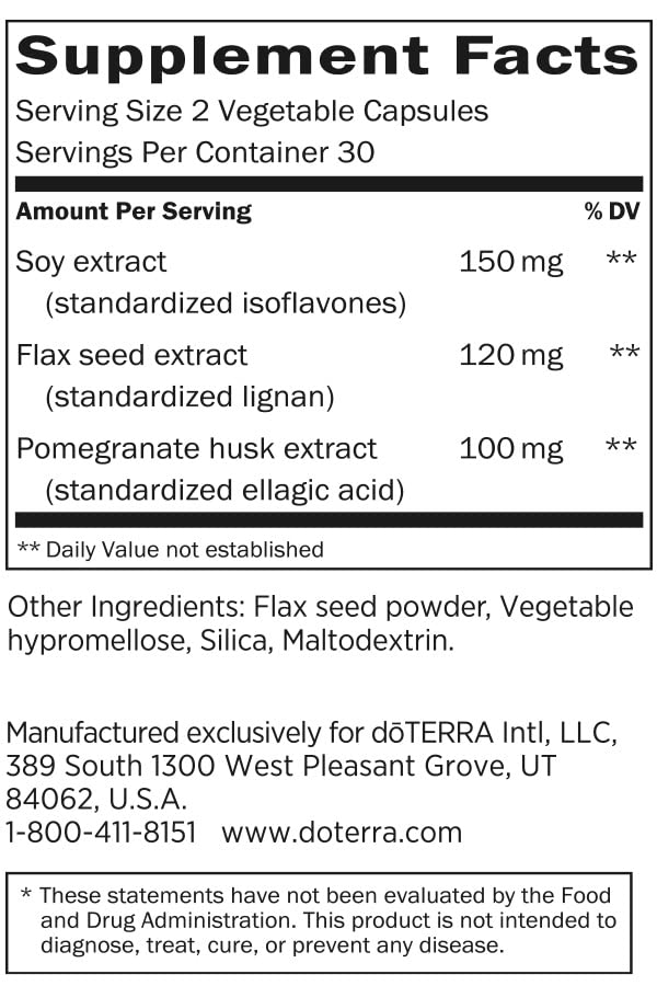 doTERRA - Women's Phytoestrogen Essential Complex - 60 Capsules doTERRA Au supplements