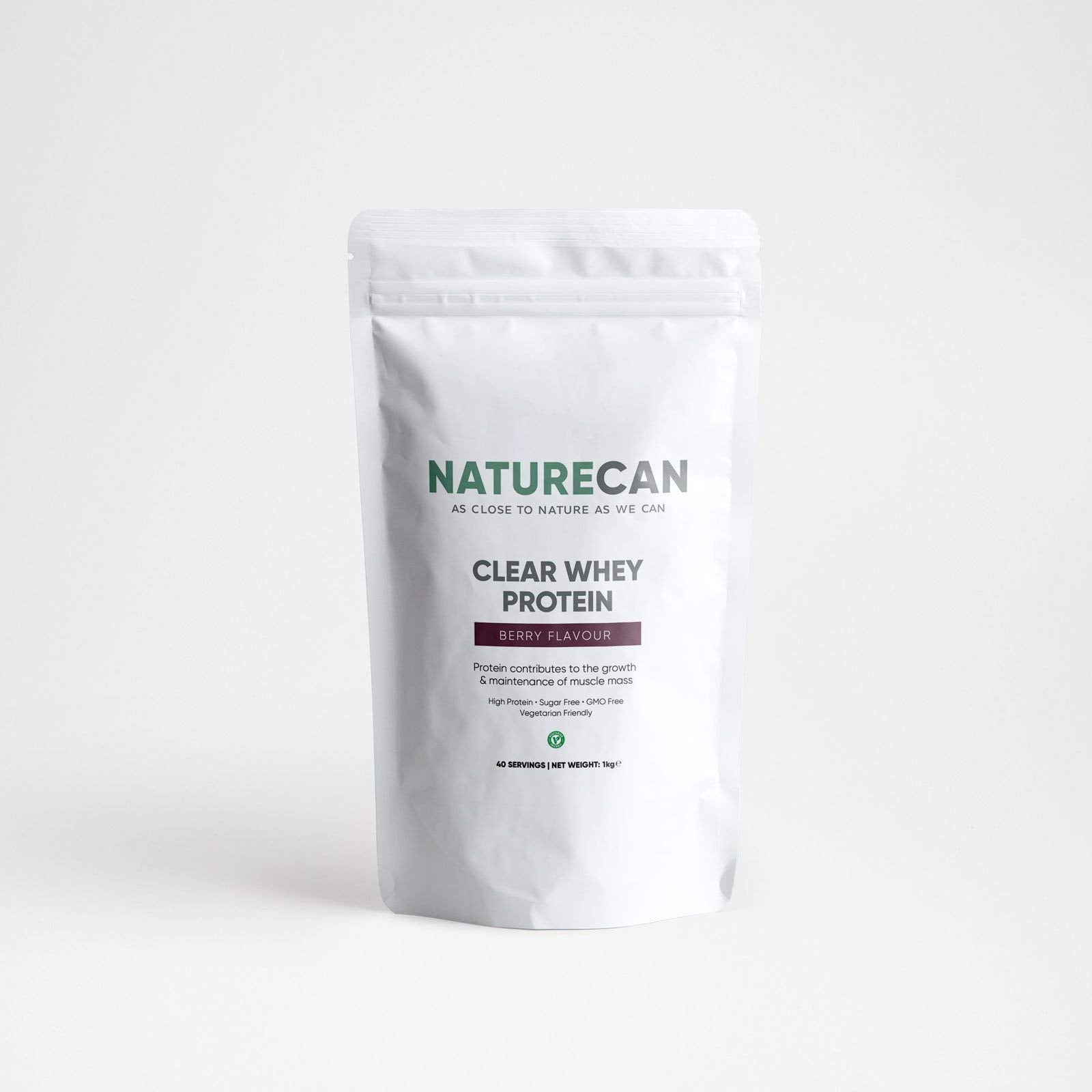 Naturecan Clear Whey Protein – Berry 1kg - 25g Protein Per Serving Naturecan Au supplements
