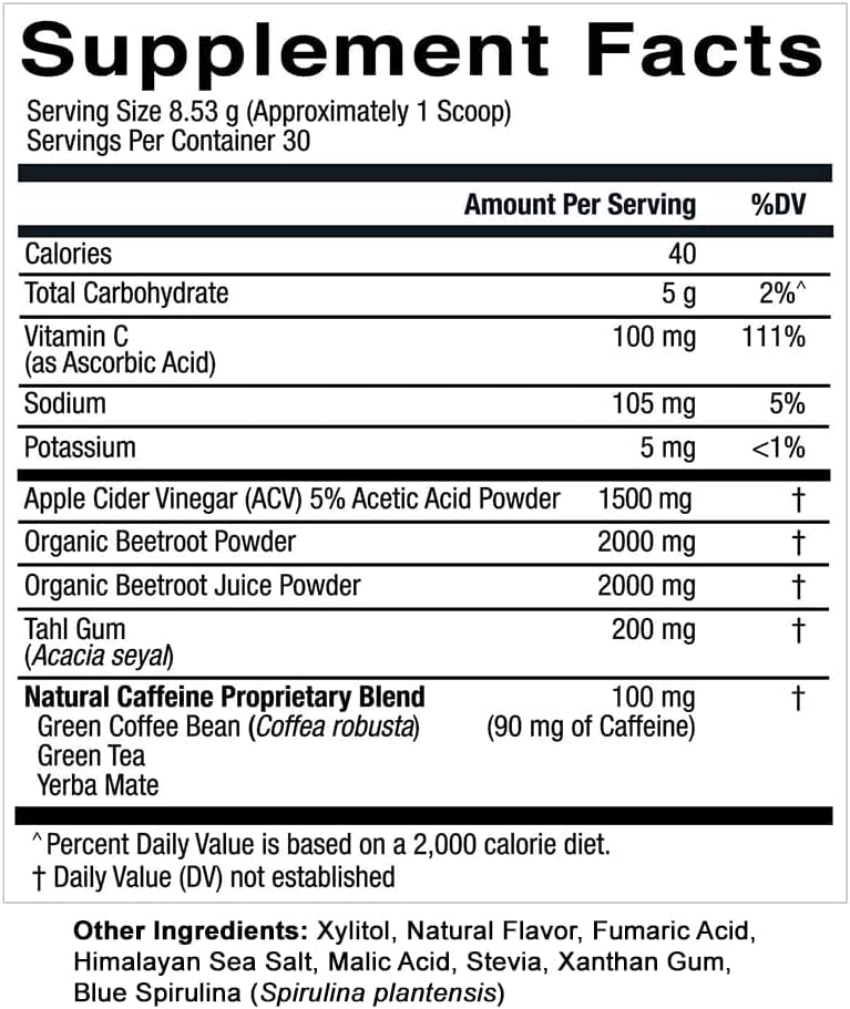 Essential Elements PreWorkout Powder with Beet Root & ACV | Superfood Energy Supplement Essential Elements Au supplements