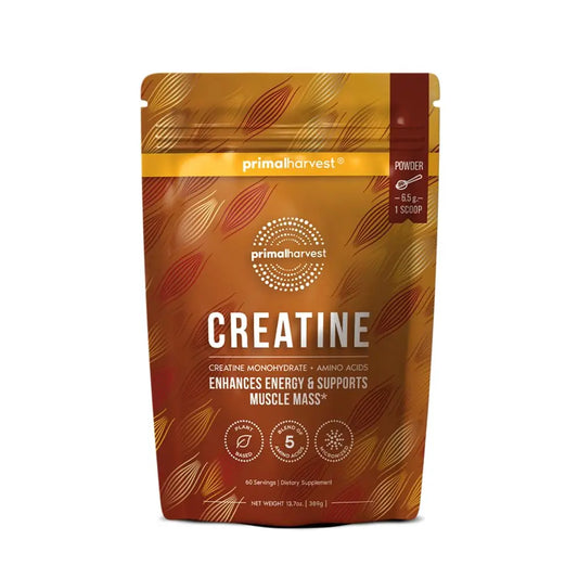 Primal Harvest Creatine Powder Supplement for Men and Women's Fitness, Workouts, and Muscle Growth, to Help Promote Recovery, Strength, Energy, and Endurance (1) Primal HarvestAU supplements