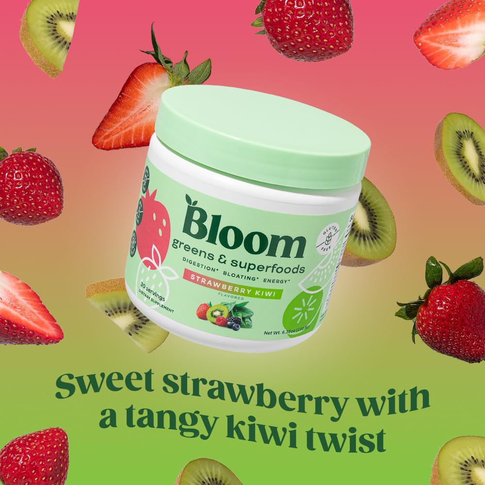 Bloom Nutrition Greens and Superfoods Powder for Digestive Health, Greens Powder Bloom Nutrition Au supplements