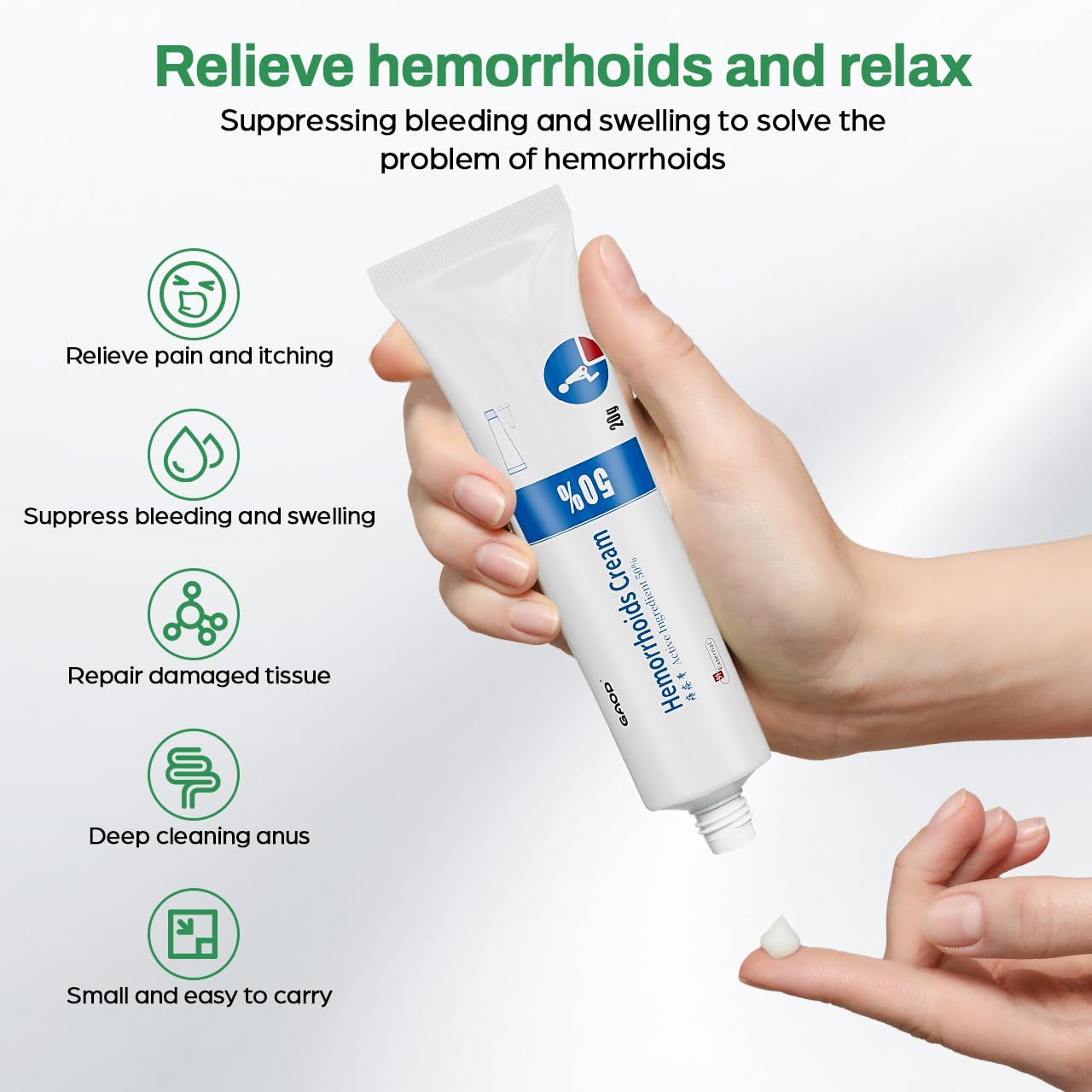 NXHMSWYG Hemorrhoid Cream, Fissure Ointment Body Care Cream Helps to Relieve Pain&Reduce Burning for Men and Women (2pcs) NXHMSWYG Au supplements