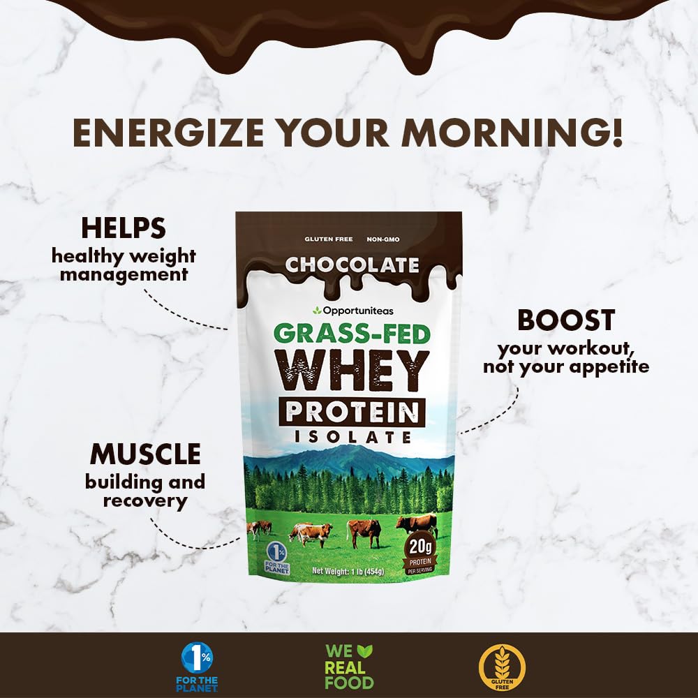 Opportuniteas Chocolate & Vanilla Whey Protein Powder Bundle - Grass Fed Whey Isolate Opportuniteas Au supplements