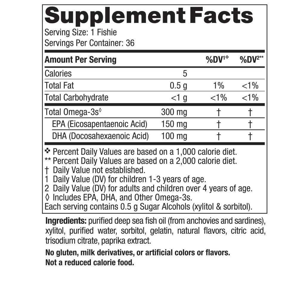 Nordic Naturals Nordic Omega-3 Fishies, Tutti Frutti - 36 Fishies - 300 mg Total Omega-3s with EPA & DHA - Healthy Brain, Mood, Vision & Immune System - Non-GMO - 36 Servings Nordic Naturals Au supplements