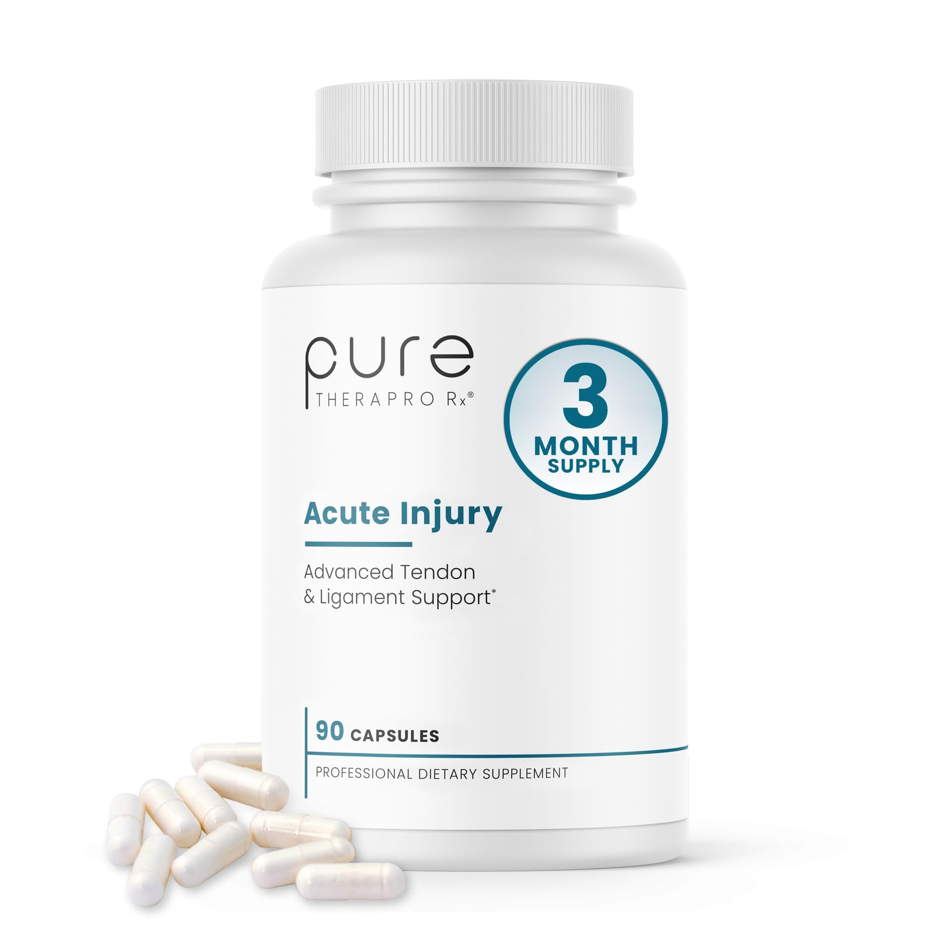 Pure Therapro Rx Acute Injury | Tendon & Ligament Support | Convenient Once a Day Clinical Dose | Supports Tendon Health, Movement & Physical Function | Pharm-Grade (90 Capsules) Pure Therapro Rx Au supplements