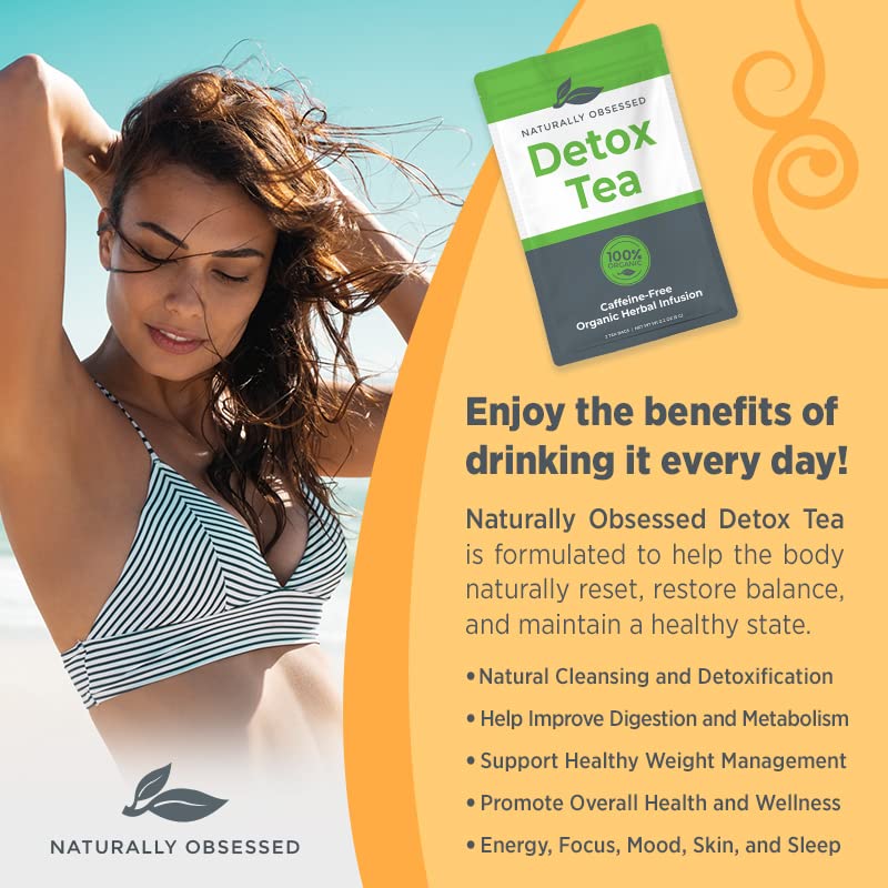 Naturally Obsessed 4 Week DRINK2SHRINK Detox Tea Formula Flat Belly System Detox Kit Naturally Obsessed Au supplements