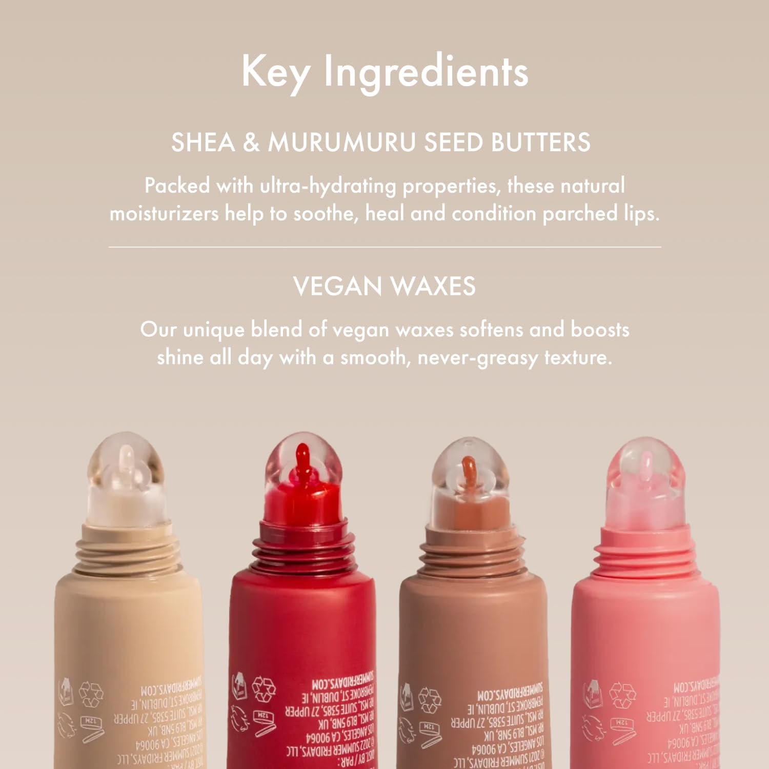Summer Fridays Lip Butter Balm - Conditioning Lip Mask and Lip Balm for Instant Moisture, Shine and Hydration - Sheer-Tinted, Soothing Lip Care - Vanilla (.5 Oz) Summer Fridays Au supplements