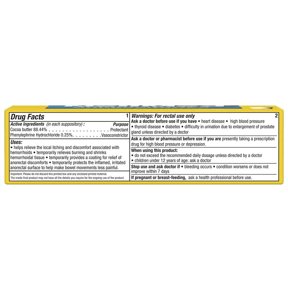 NeilMed Hemorrhoidal Suppositories, Shrinks Swollen Tissue, Relief from Burning, Itching and Discomfort of Hemorrhoids, 24 Count NeilMed Au supplements
