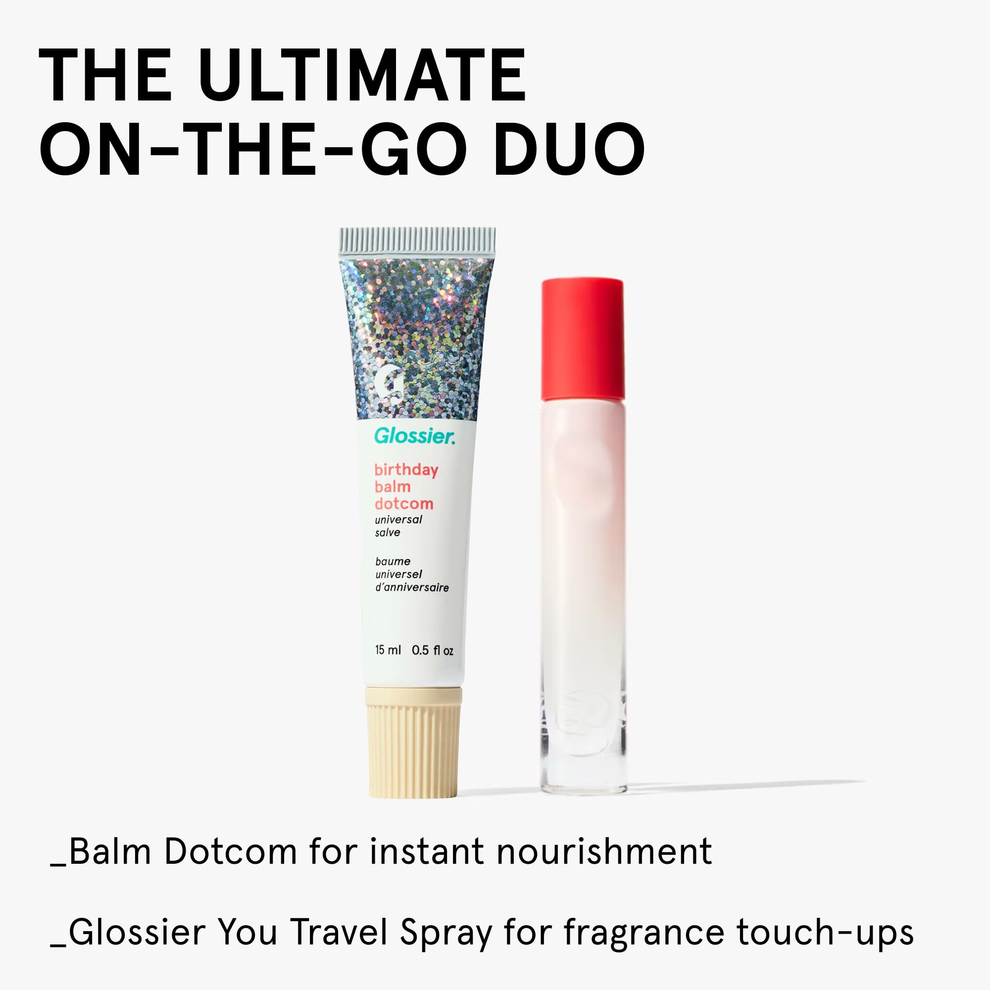 Glossier Balm Dotcom Hydrating Lip Balm - Universal Salve, Up to 12Hr Moisture - Lanolin, Beeswax & Castor Oil for Dry Lips, Cuticles & Skin - Birthday, Clear Soft Shimmer, 15ml Glossier Au supplements
