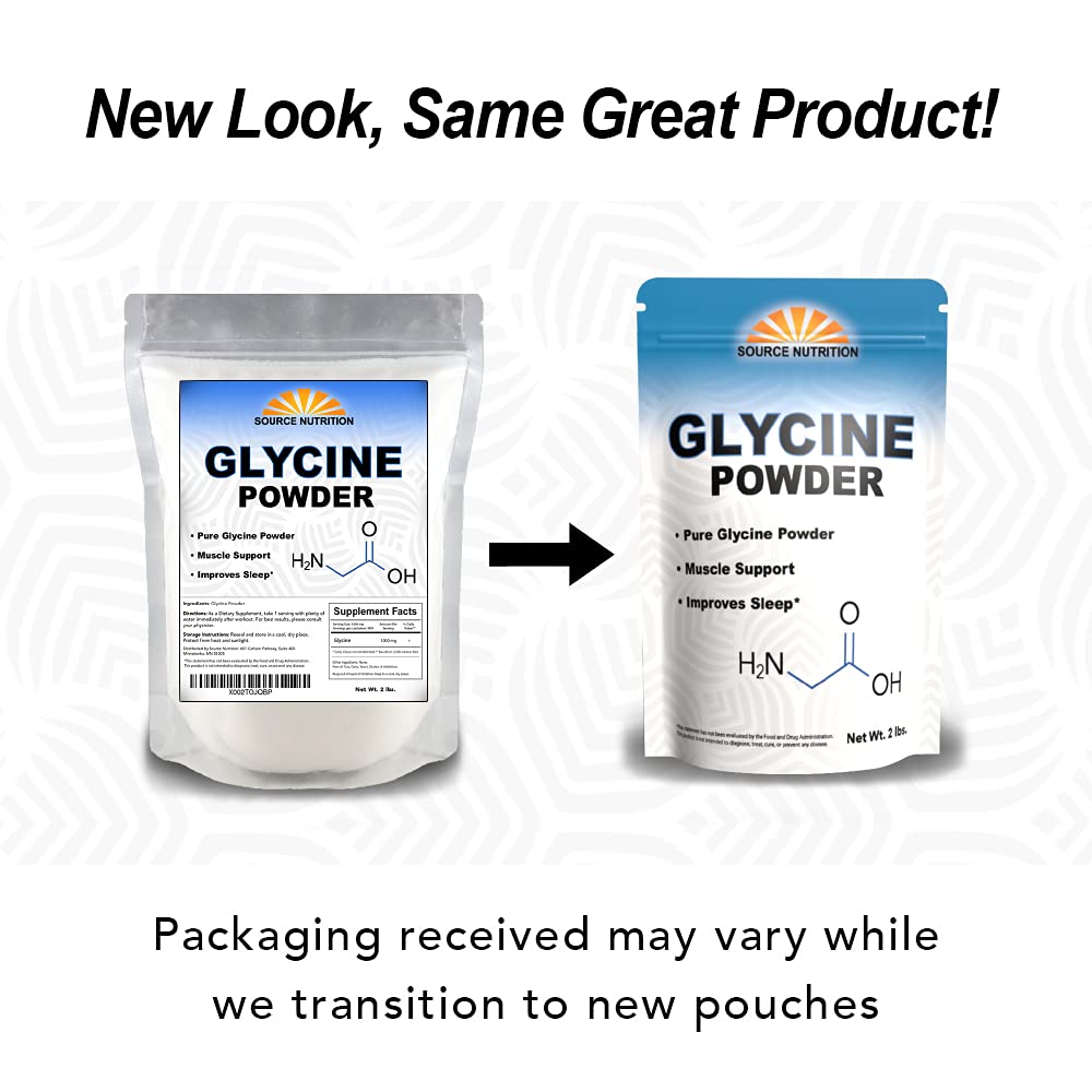 Glycine Powder (2 lbs) - Promotes Restful Sleep, Muscle Energy and Strength, Memory and Cognition Support (Resealable Bag) TradeKing Au supplements