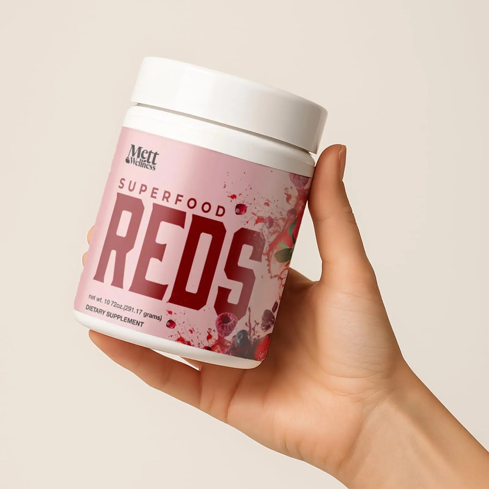 Mett Wellness Superfood REDS | 10.72 oz | With Vitamins A, C & E | Helps Maintain Nitric Oxide Levels | Supports Daily Wellness Mett Wellness Au supplements