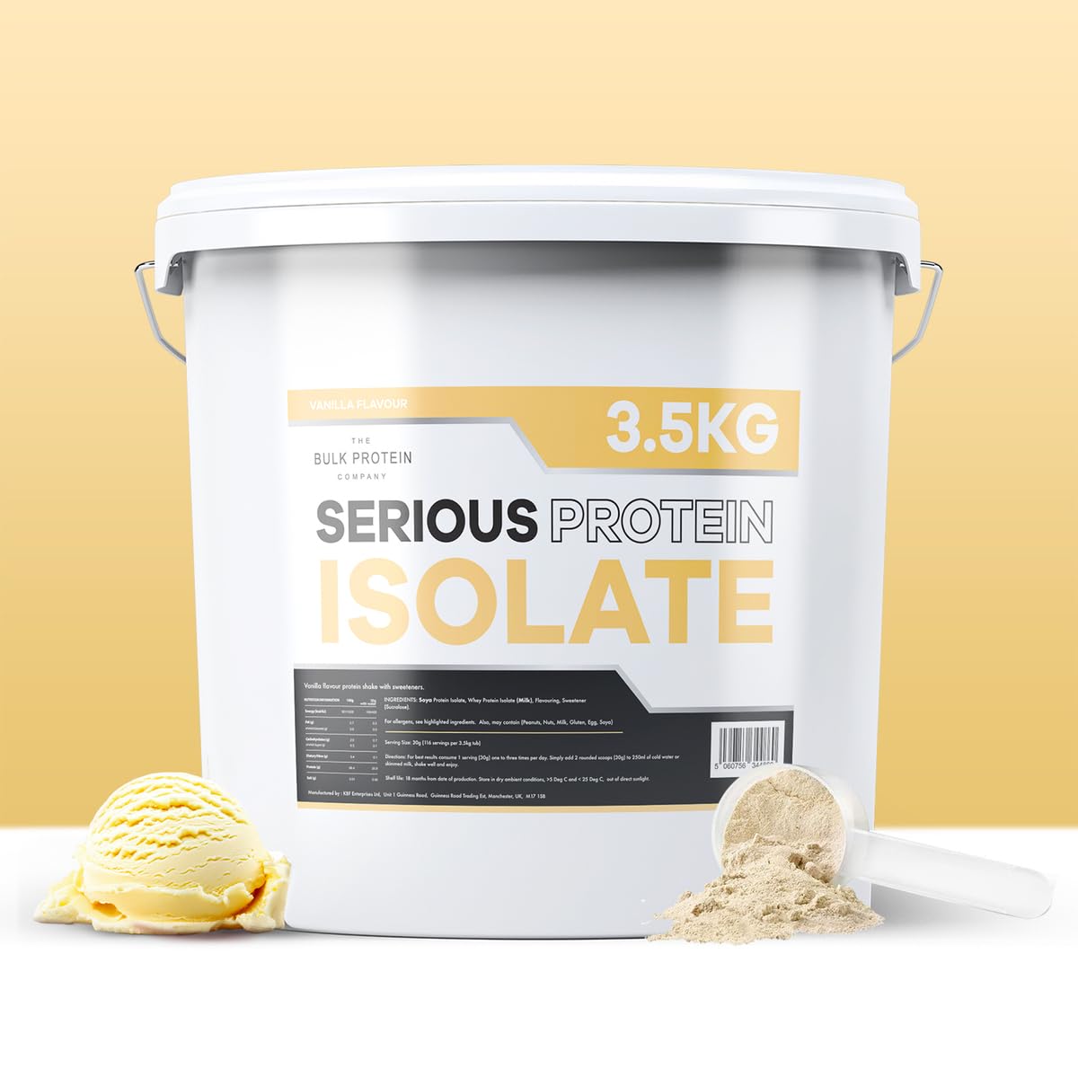 The Bulk Protein Company, Serious Protein Isolate – 3.5kg – Whey Protein Iso The Bulk Protein Company Au supplements