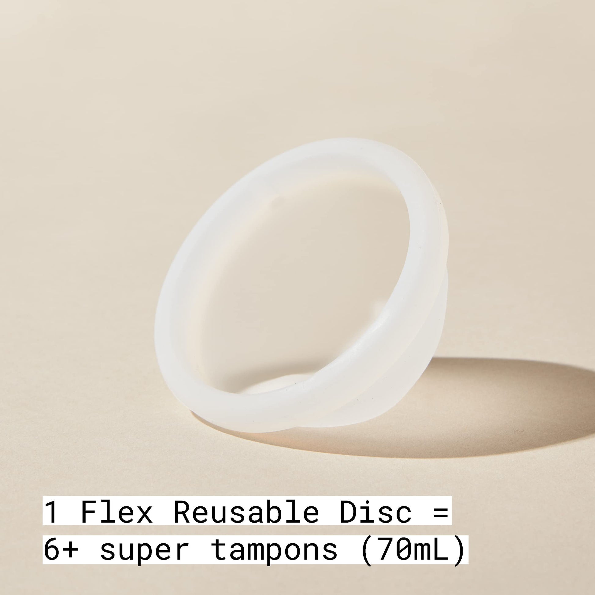 Flex Reusable Disc | Reusable Menstrual Disc | Tampon, Pad, and Cup Alternative | Capacity of 6 Super FLEX Au supplements