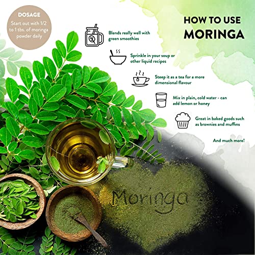 1KG Moringa Superleaf Powder Oleifera 100% Organic Raw Premium Quality Non-GMO Spring Blossom Au supplements