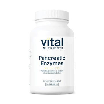 Vital Nutrients Pancreatic Enzymes 1000mg (Full Strength) | Pancreatin Digestion Supple Vital Nutrients Au supplements