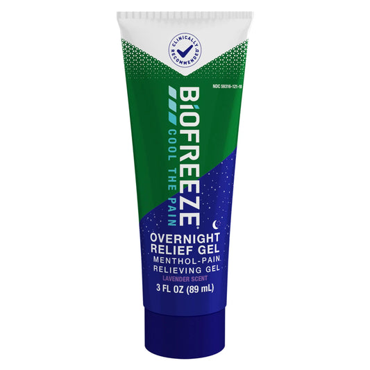 Biofreeze Overnight Gel Pain Relief, Knee & Lower Back Pain Relief, Arthritis Pain Reliever, Neck Pain Relief, Cooling Joint Pain Relief, Lavender Scented Menthol Gel 3 Fl Oz BiofreezeAU supplements