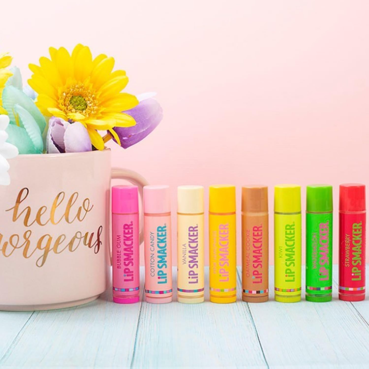 Lip Smacker Original & Best Holiday Flavored Lip Balm Party Pack, Oatmeal Cookie, Vanilla, Mango, Watermelon, Tropical Punch, Cotton Candy, Kiwi, Strawberry, Clear Lip Smacker Au supplements