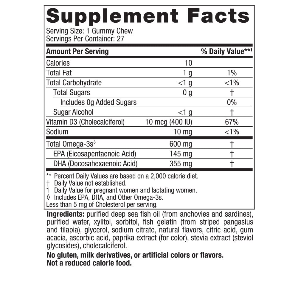 Nordic Naturals Zero Sugar DHA Prenatal Vitamin Gummies, Strawberry Orange Flavor - 27 Gummies - Supplements for Pregnancy - 600 mg Omega-3 Fish Oil and 400 IU Vitamin D3-27 Servings Nordic Naturals Au supplements