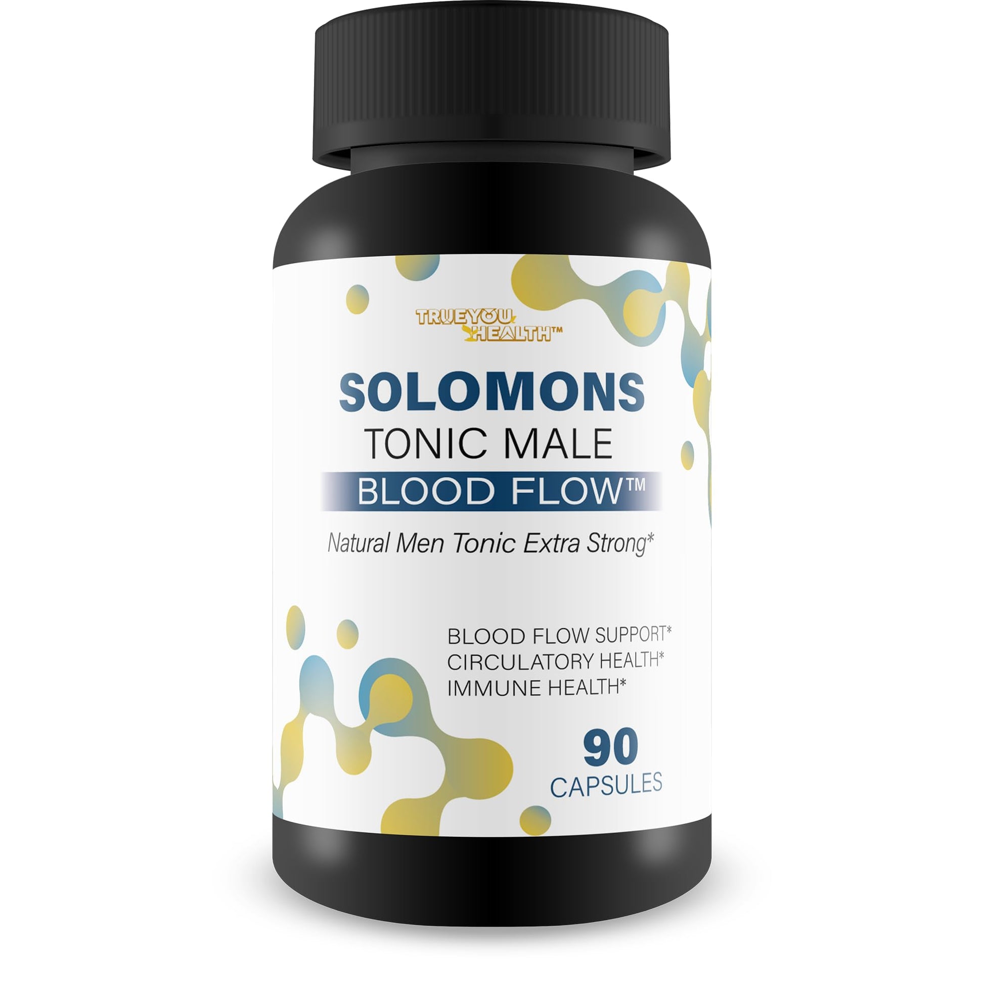 Solomons Tonic - Our Best Mens Blood Flow Supplement - Good Blood Flow Support - Male Blood Flow Capsules - Max Blood Flow Pills - Blood Circulation Supplements for Men - Male Blood Circulation Pills True You Health Au supplements